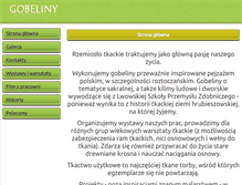 Tablet Screenshot of gobeliny.net